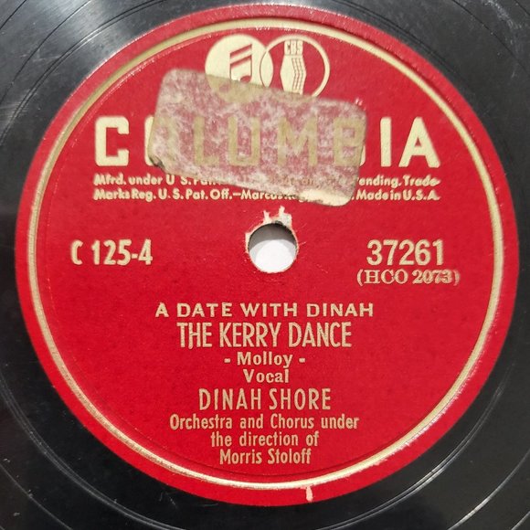 The Kerry Dance / Can't Help Lovin' Dat Man - Columbia 37261 - 10 in 78 RPM - Picture 2 of 4